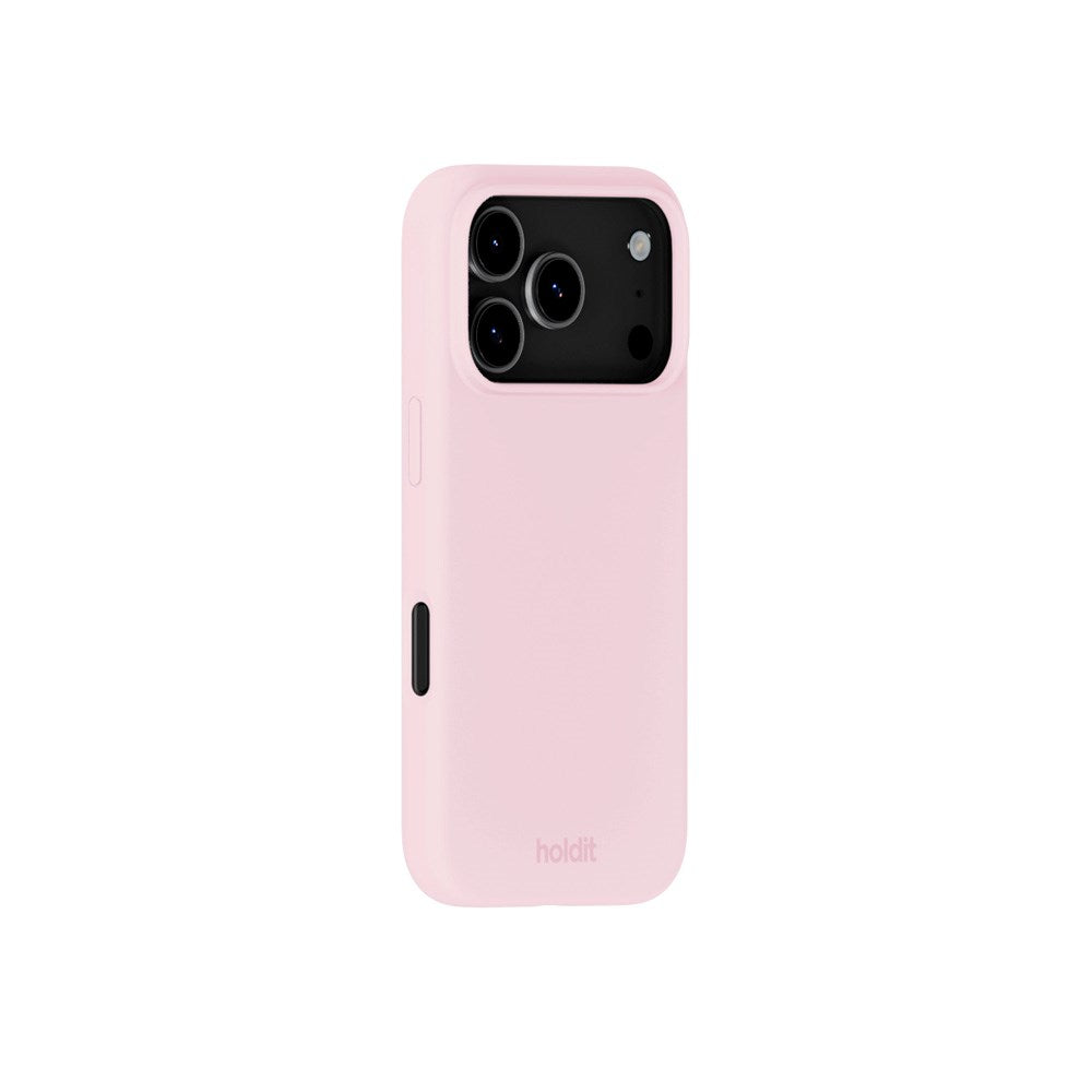 Holdit iPhone 17 Pro Soft Touch Silikon Deksel - Pale Pink
