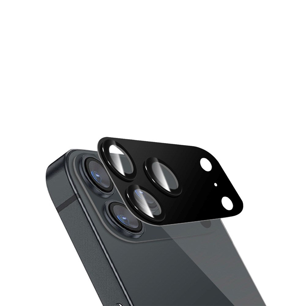 iPhone 17 Pro Holdit Beskyttelsesglass for Kameralinser - Case-Friendly - Svart