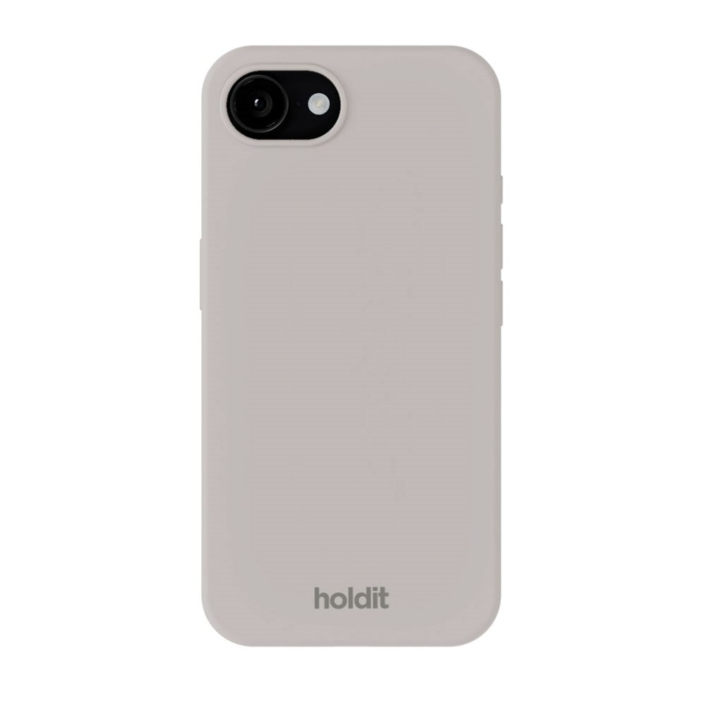 iPhone 17e / 16e Holdit Soft Touch Silikon Deksel - Wool Gray