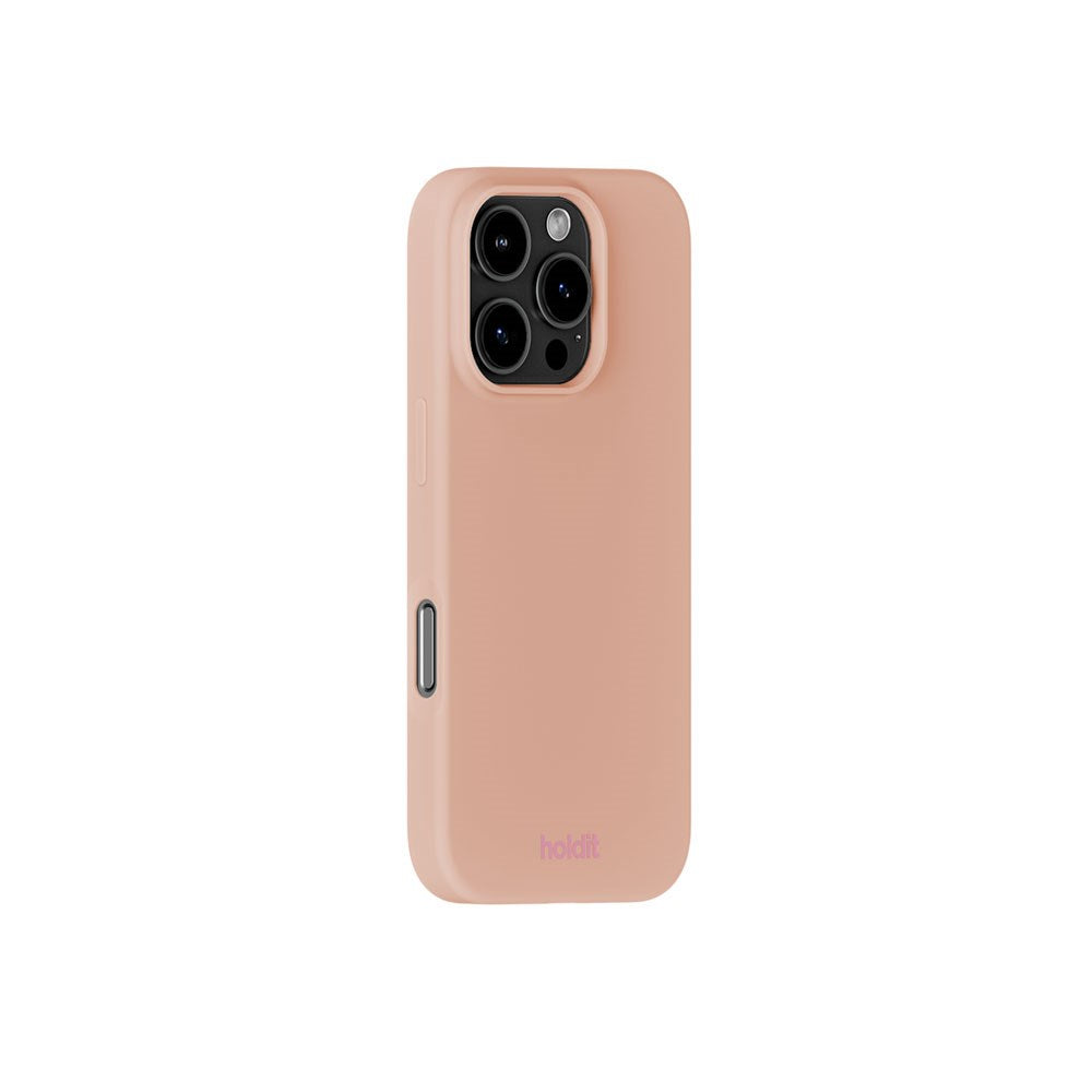 iPhone 16 Pro Holdit Soft Touch Silikon Deksel - Bare Pink