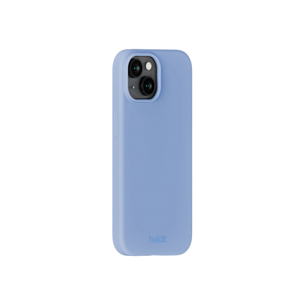 iPhone 15 Holdit Soft Touch Silikon Deksel - Soft Cobalt