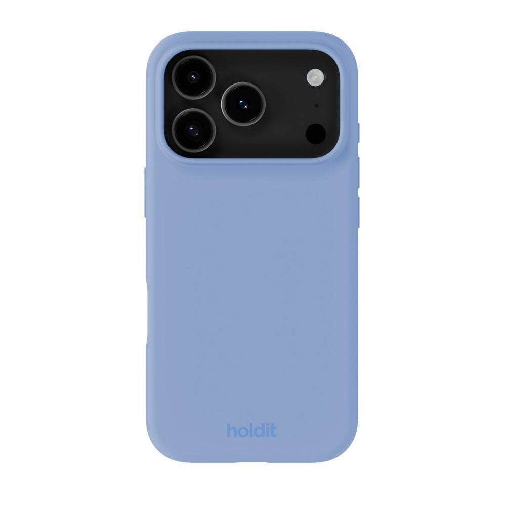 iPhone 17 Pro Holdit Soft Touch Silikon Deksel - Soft Cobalt