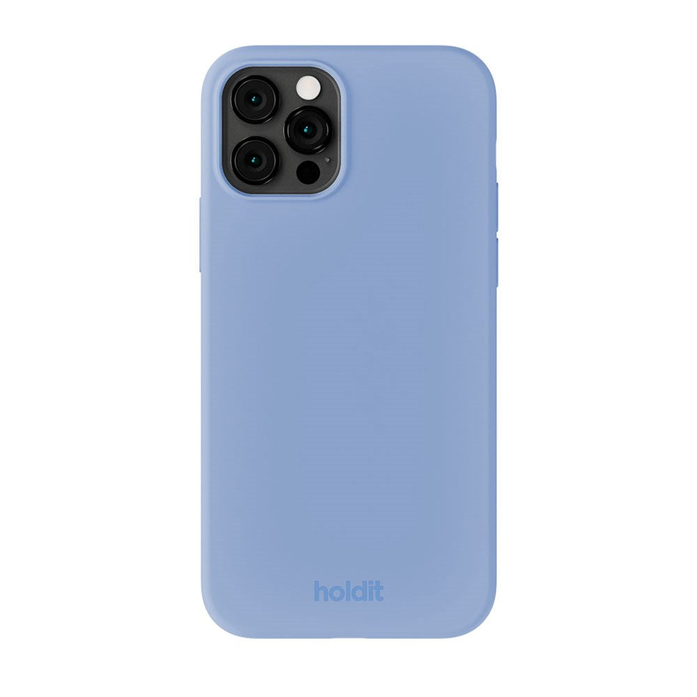 iPhone 12 / 12 Pro Holdit Soft Touch Silikon Deksel - Soft Cobalt