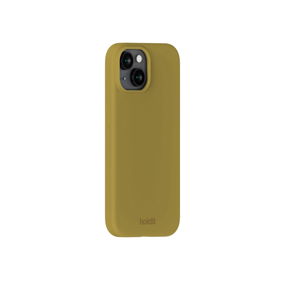 iPhone 14 / 13 Holdit Soft Touch Silikon Deksel - Warm Olive