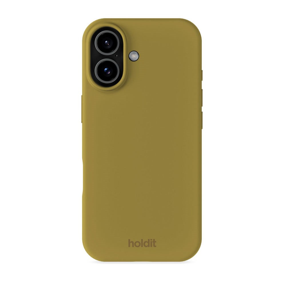 iPhone 17 Holdit Soft Touch Silikon Deksel - Warm Olive