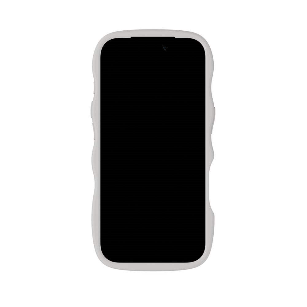 iPhone 17 Pro Holdit Wavy Deksel - Wool Grey / Transparent