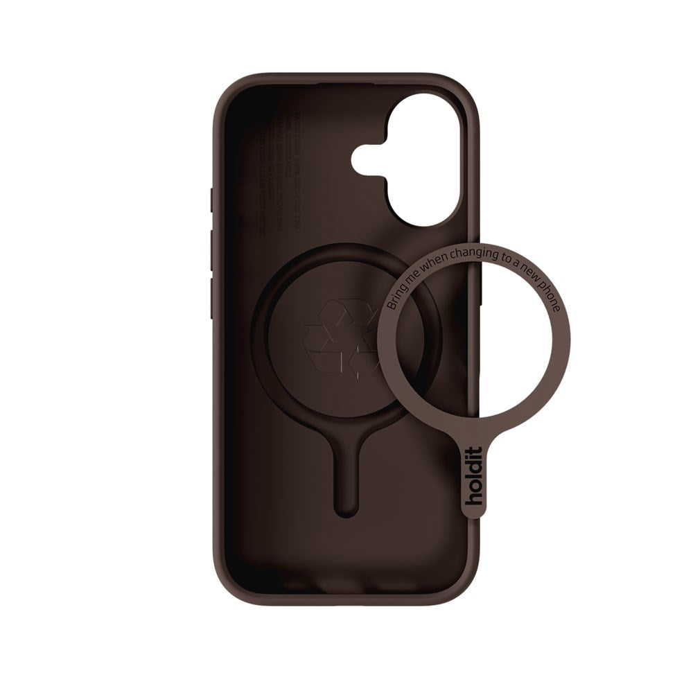 iPhone 17 Holdit Soft MagSafe Case - Chocolate