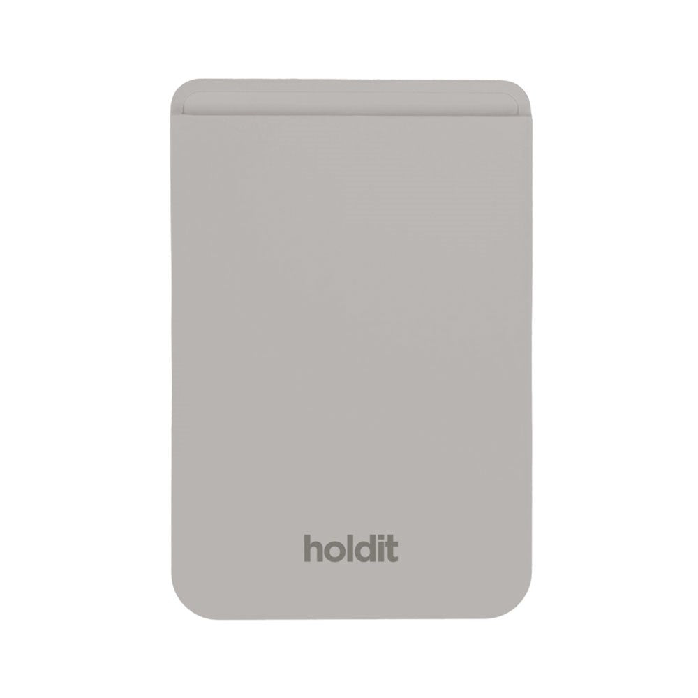 Holdit MagSafe Silicone Kortholder - Wool Gray