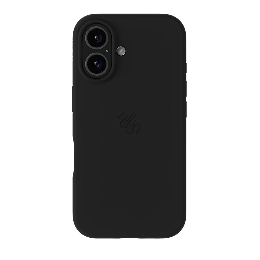 iPhone 16 Holdit Soft Touch MagSafe Silikon Deksel - Black