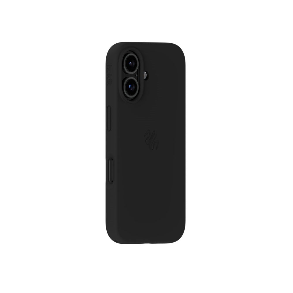 iPhone 16 Holdit Soft Touch MagSafe Silikon Deksel - Black