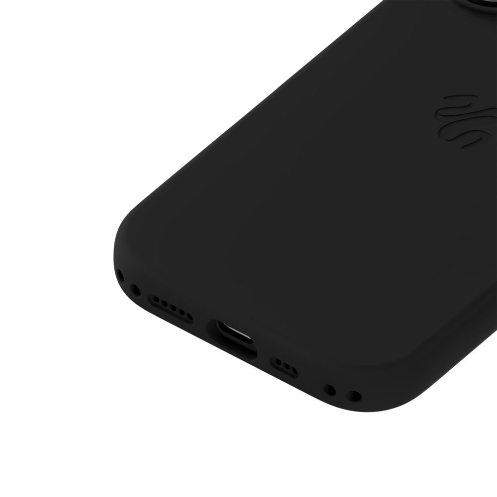 iPhone 16 Holdit Soft Touch MagSafe Silikon Deksel - Black