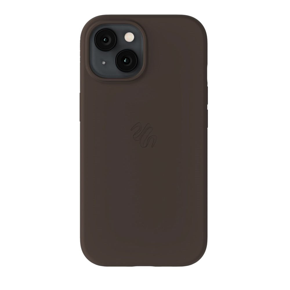 iPhone 15 / 14 / 13 Holdit Soft Touch MagSafe Silikon Deksel - Chocolate