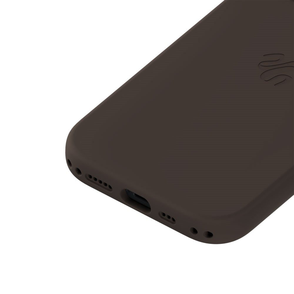 iPhone 15 / 14 / 13 Holdit Soft Touch MagSafe Silikon Deksel - Chocolate