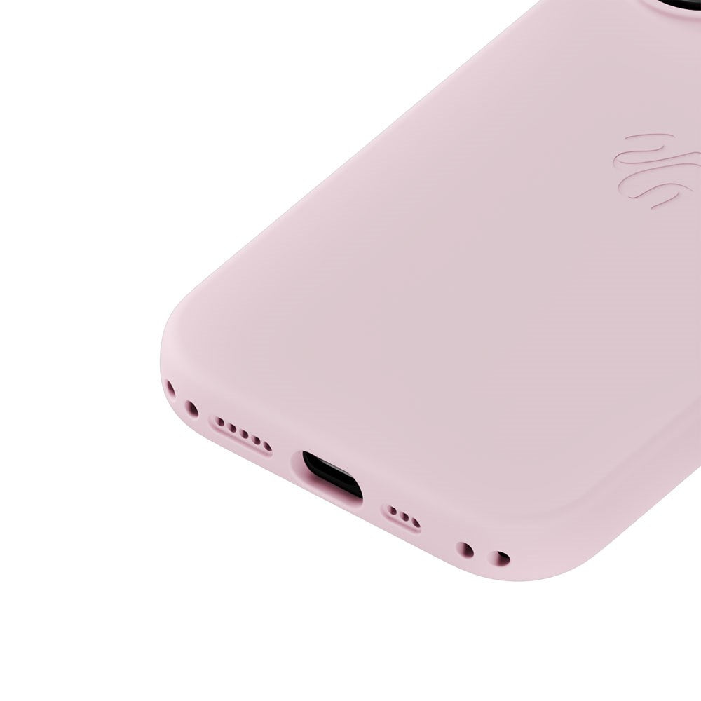 iPhone 16 Holdit Soft Touch MagSafe Silikon Deksel - Pale Pink