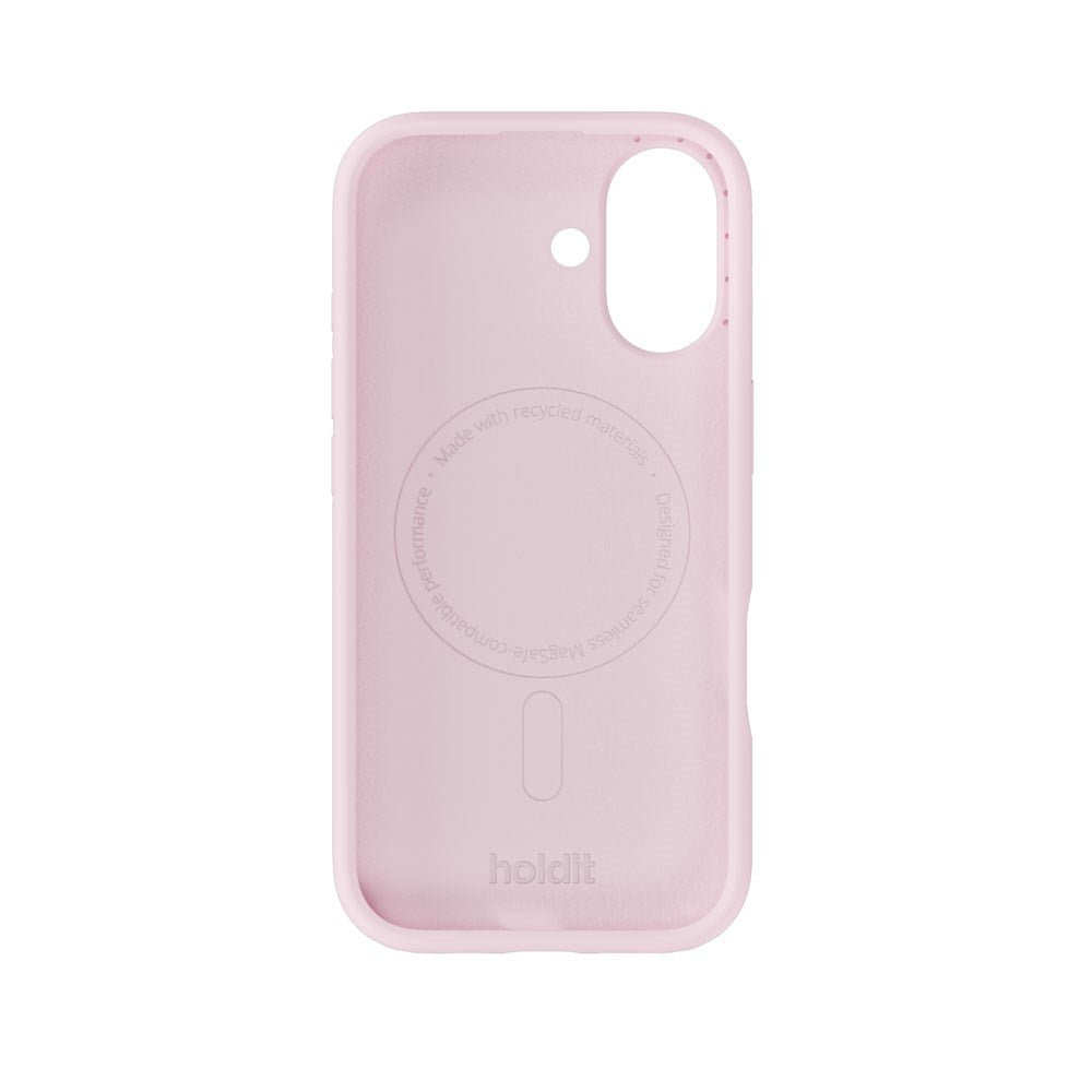 iPhone 17 Holdit Soft Touch MagSafe Silikon Deksel - Pale Pink