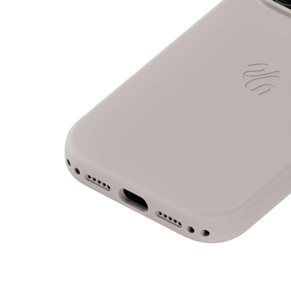 iPhone 17 Pro Holdit Soft Touch MagSafe Silikon Deksel - Wool Gray