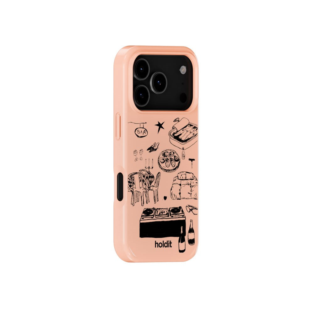 iPhone 17 Pro Holdit Graphic Print Case - Bare Pink