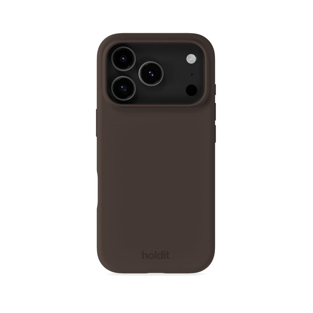 iPhone 18 Pro Max / 17 Pro Max Holdit Soft Touch Silikon Deksel - Chocolate
