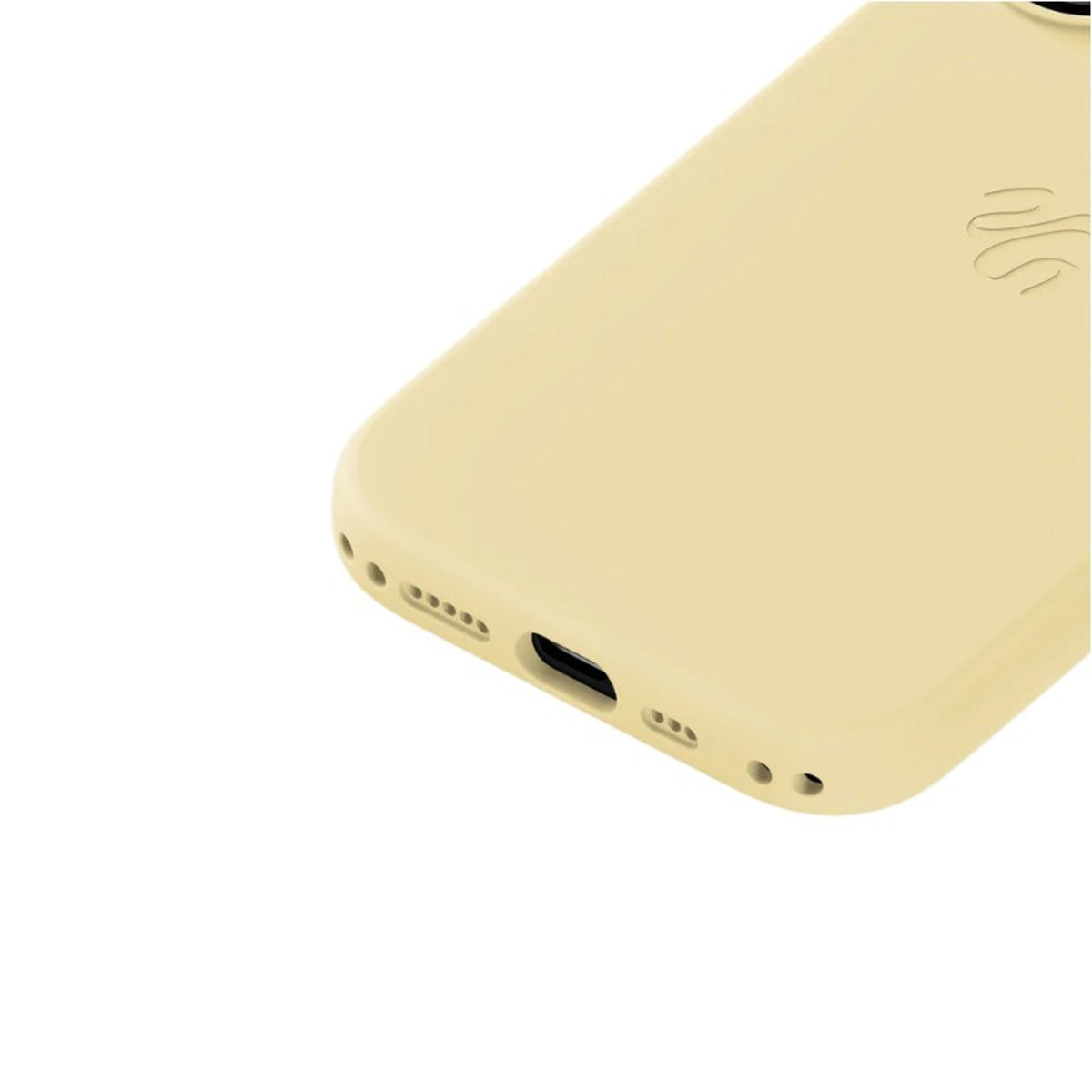 iPhone 16 Holdit Soft Touch MagSafe Silikon Deksel - Butter Yellow