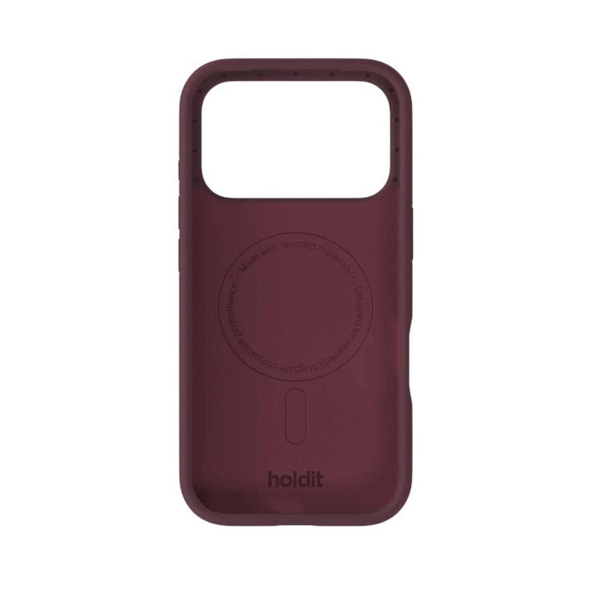 iPhone 18 Pro / 17 Pro Holdit Soft Touch MagSafe Silikon Deksel - Bordeaux