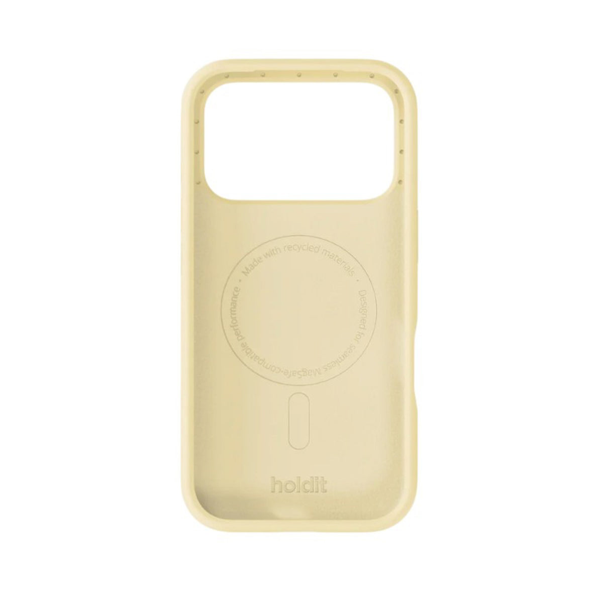 iPhone 18 Pro Max / 17 Pro Max Holdit Soft Touch MagSafe Silikon Deksel - Butter Yellow