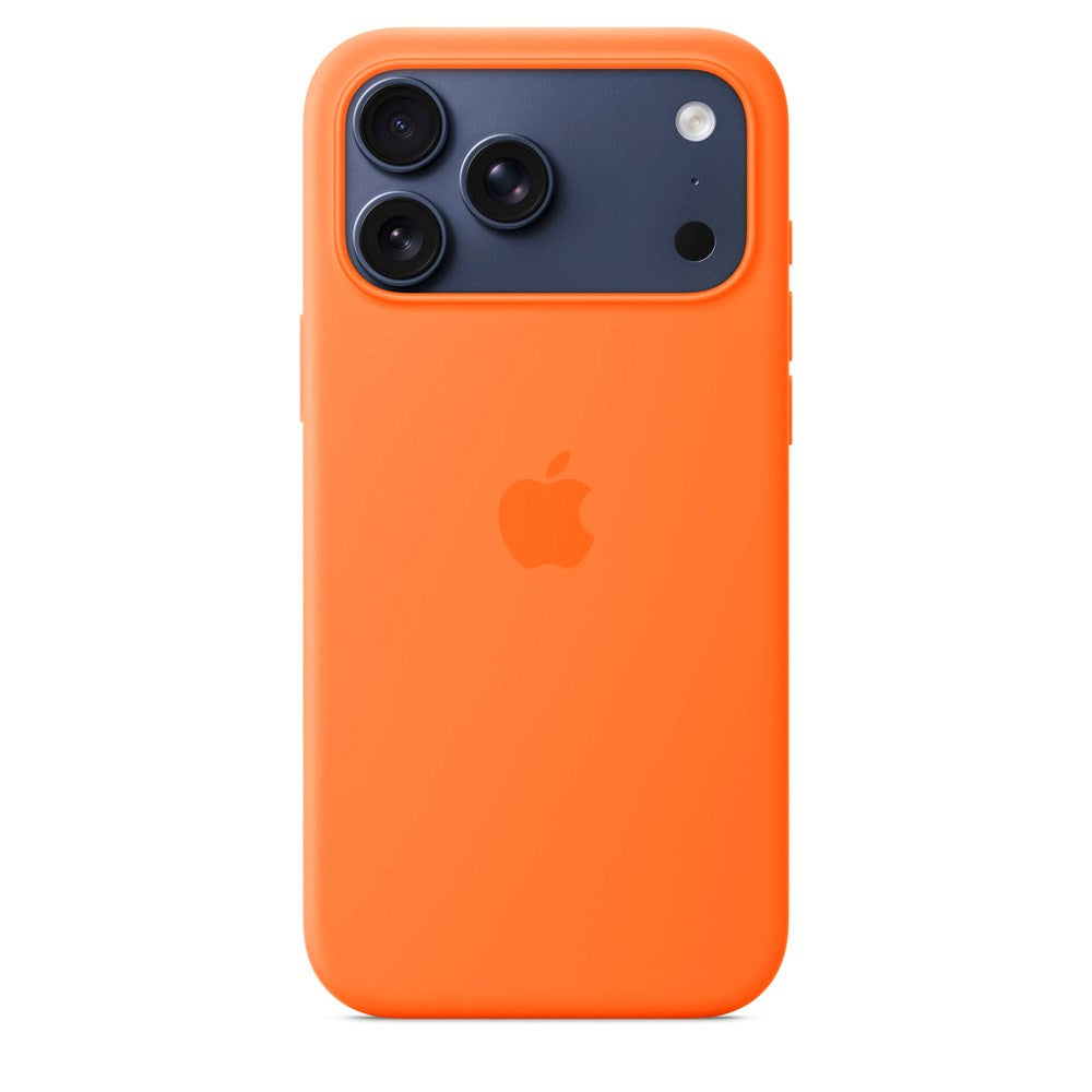 Original Apple iPhone 17 Pro Max Silicone Case - MagSafe Kompatibel - Orange (MGFL4ZM/A)