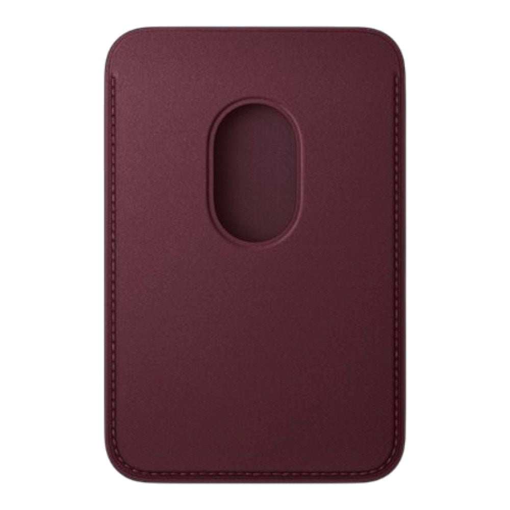 Original Apple FineWoven Wallet - MagSafe Kompatibel - Burgundy (MK9H4ZM/A)