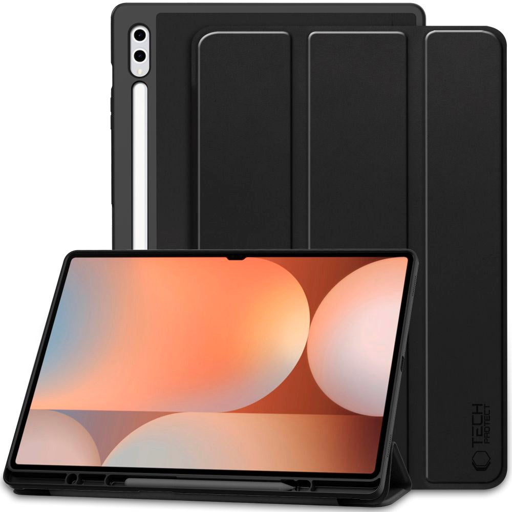 Tech-Protect SC Pen Cover for Samsung Galaxy Tab S10 Ultra / S9 Ultra / S8 Ultra - Svart