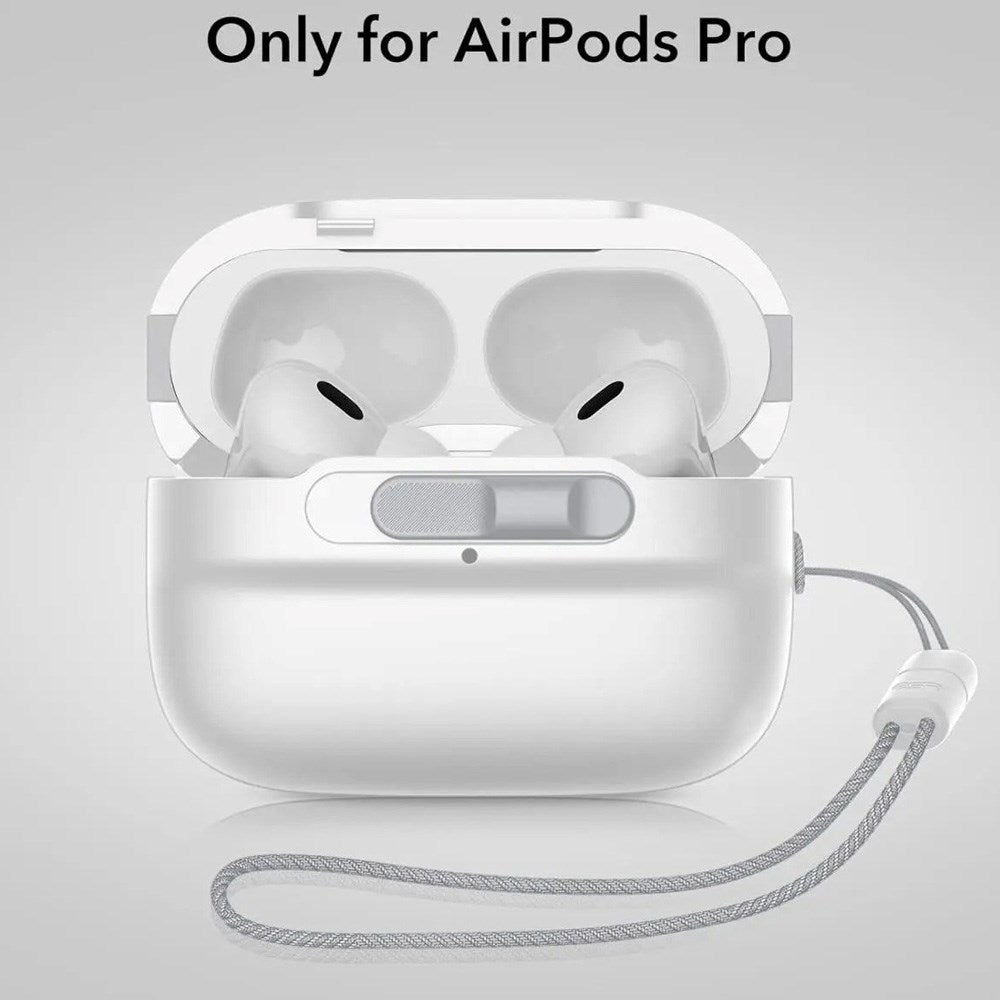 ESR AirPods Pro (1. & 2. Gen.) HaloLock Pulse Deksel - MagSafe Kompatibel - Hvit