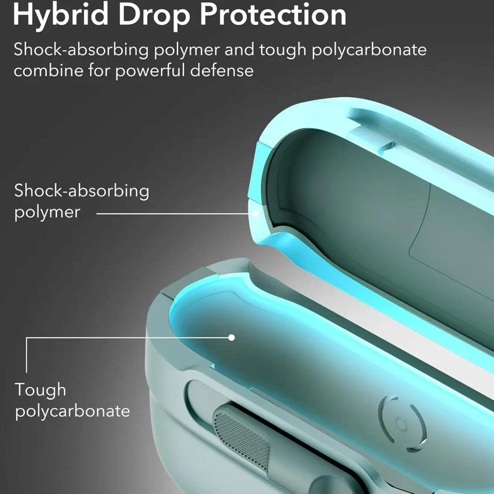 ESR AirPods Pro (1. & 2. Gen.) HaloLock Pulse Deksel - MagSafe Kompatibel - Grønn