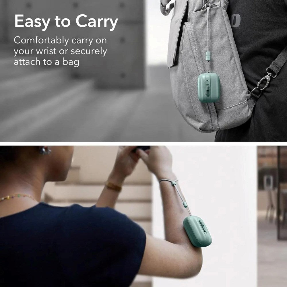 ESR AirPods Pro (1. & 2. Gen.) HaloLock Pulse Deksel - MagSafe Kompatibel - Grønn