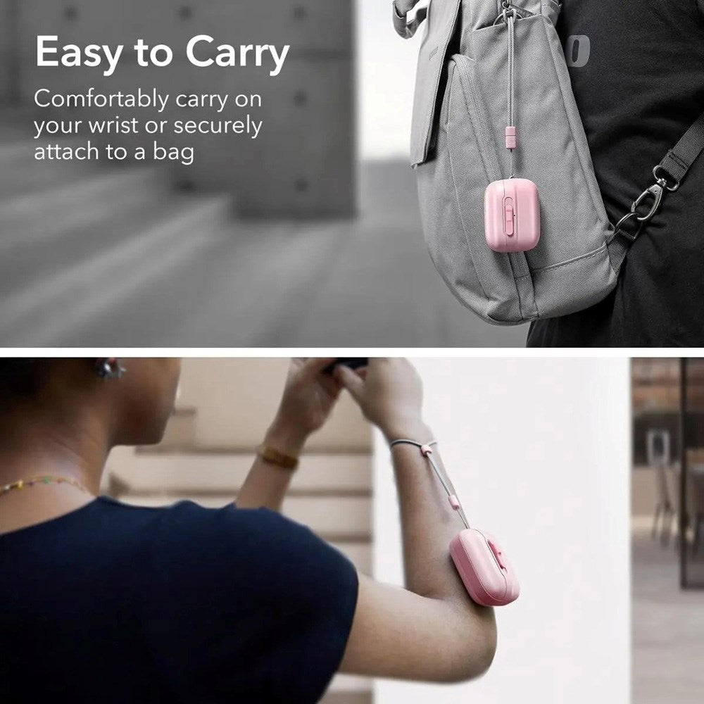 ESR AirPods Pro (1. & 2. Gen.) HaloLock Pulse Deksel - MagSafe Kompatibel - Rosa