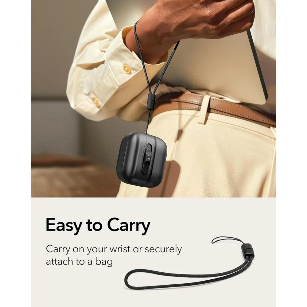 ESR AirPods (4. Gen.) HaloLock Pulse Deksel - MagSafe Kompatibel - Svart