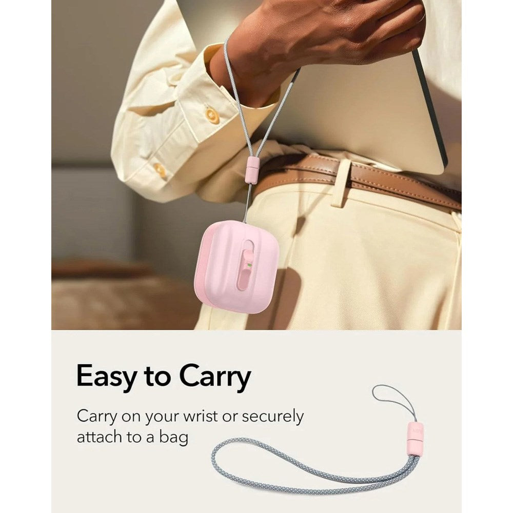 ESR AirPods (4. Gen.) HaloLock Pulse Deksel - MagSafe Kompatibel - Rosa