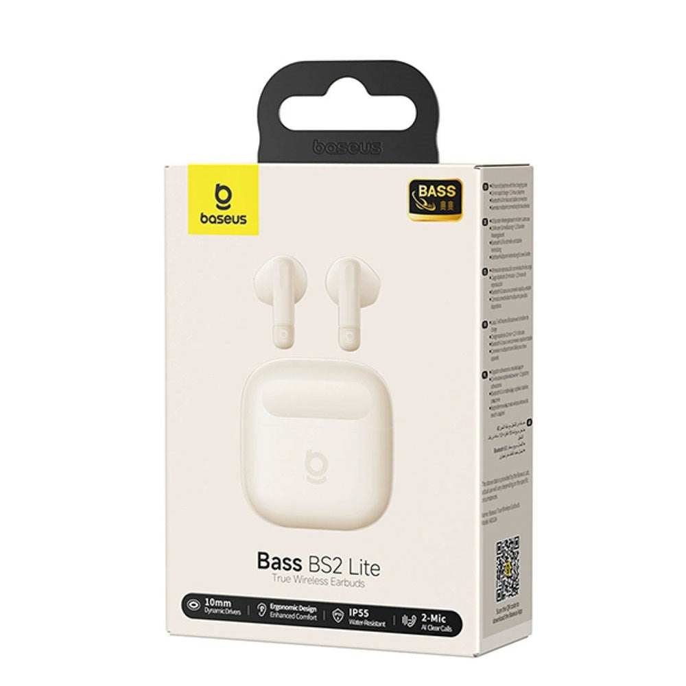 Baseus Bass BS2 Lite True Wireless Hodetelefoner - Rosa
