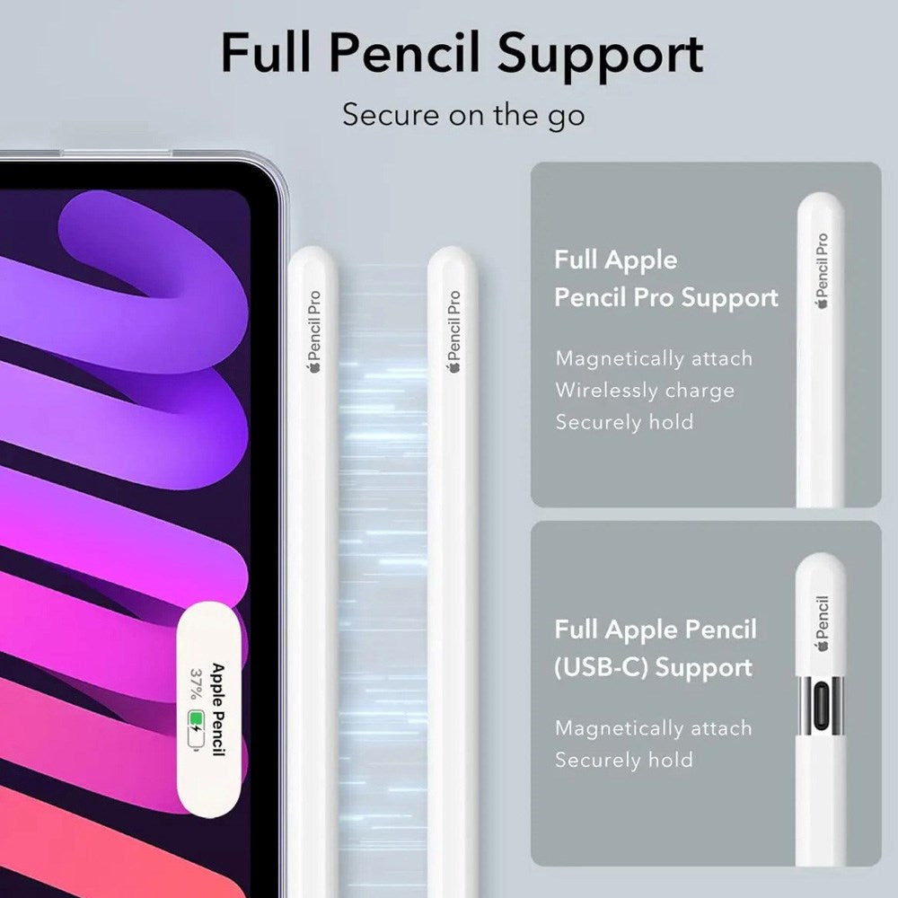 iPad Mini (2024 / 2021) ESR Hybrid Deksel - Gjennomsiktig