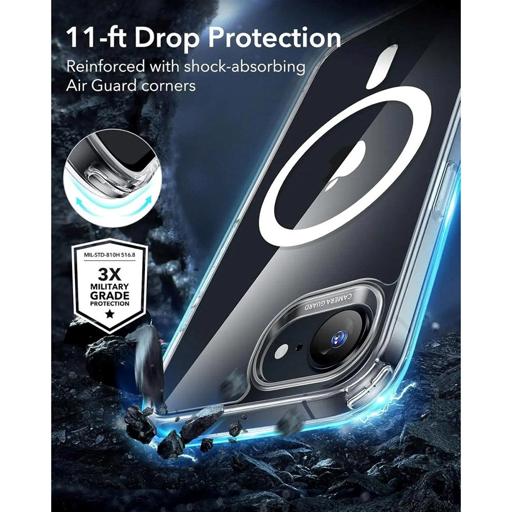 ESR iPhone 16e Classic Hybrid Deksel - MagSafe Kompatibel - Gjennomsiktig