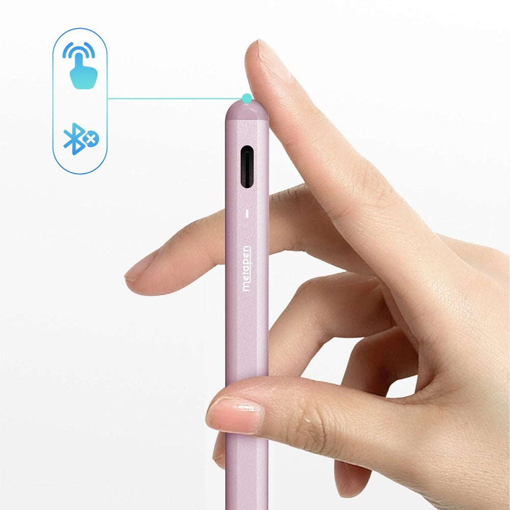 Metapen A8 Stylus Penn til iPad - USB-C - Rosa