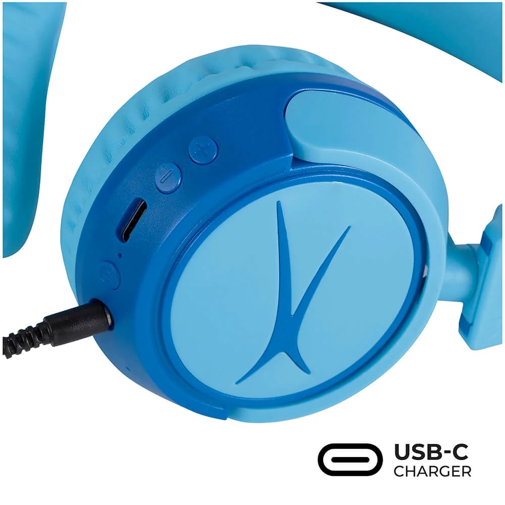 Altec Lansing 2-i-1 Headset for Barn med / uten Kabel - On-Ear Design - Blå