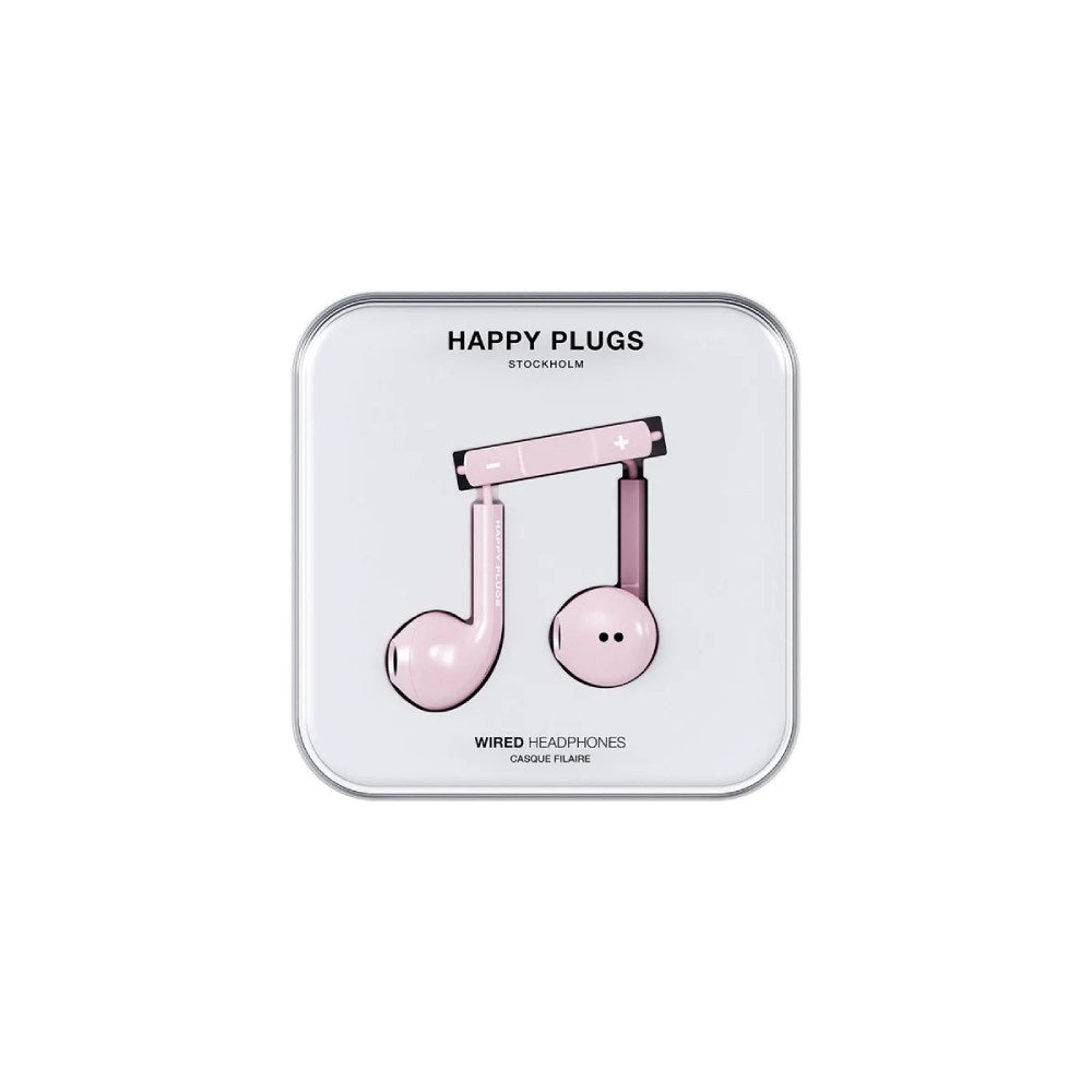Happy Plugs Hodetelefoner med USB-C – In-Ear – Rosa