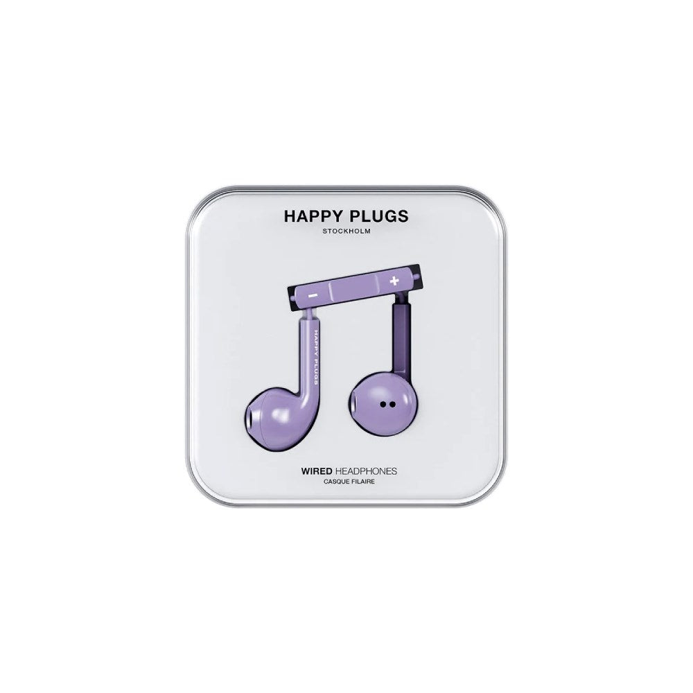 Happy Plugs Hodetelefoner med USB-C – In-Ear – Lilla
