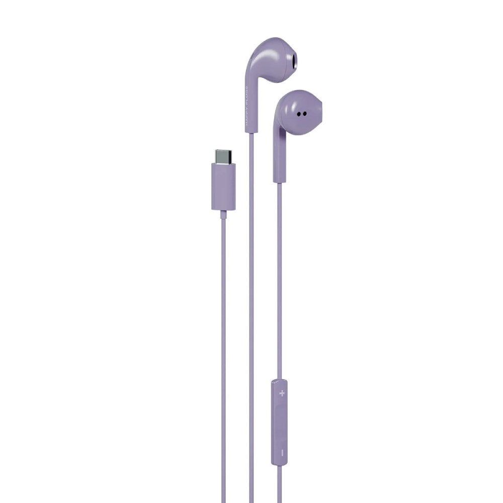 Happy Plugs Hodetelefoner med USB-C – In-Ear – Lilla
