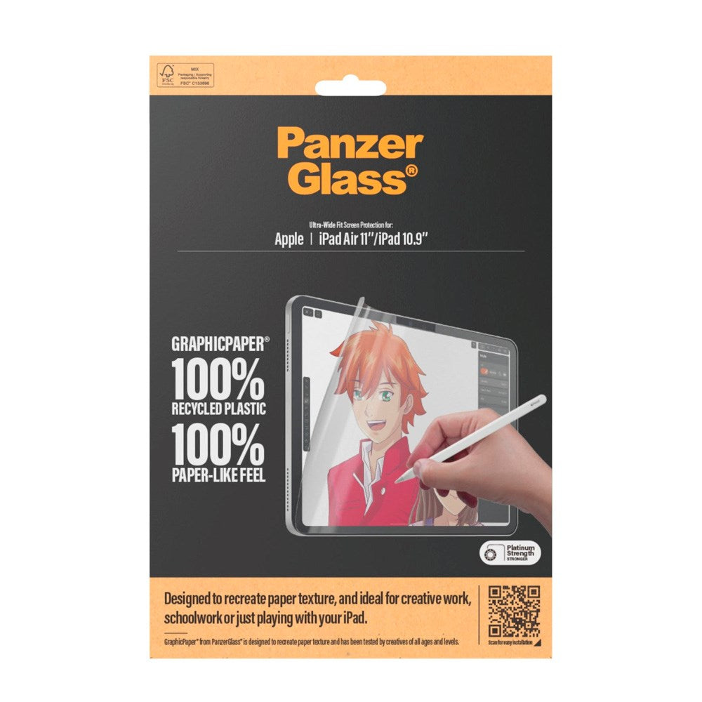 PanzerGlass Graphicpaper Skjermbeskyttelsesfilm - iPad Air 11" (2025 / 2024)/iPad 11" (2025) / iPad 10.9" (2024/2022) - Gjennomsiktig