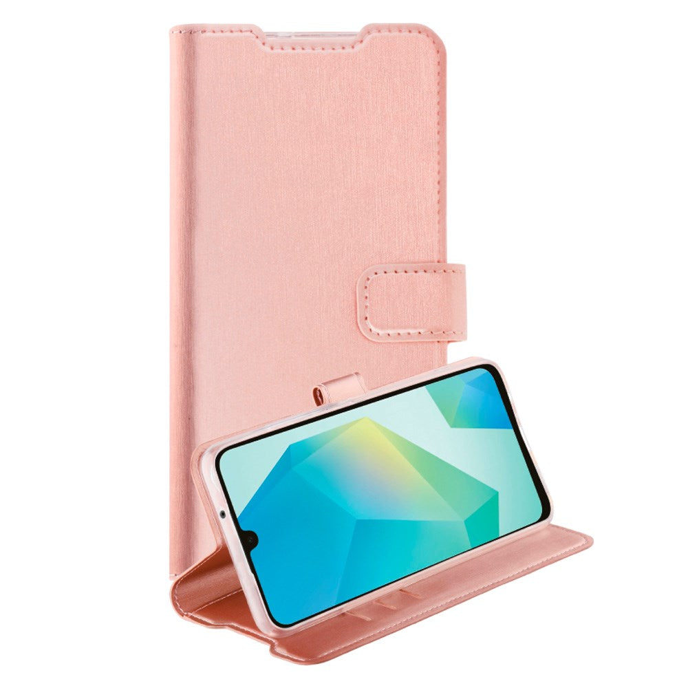 Samsung Galaxy A16 - Vivanco Classic Wallet Flip Deksel m. Lomme - Rosa