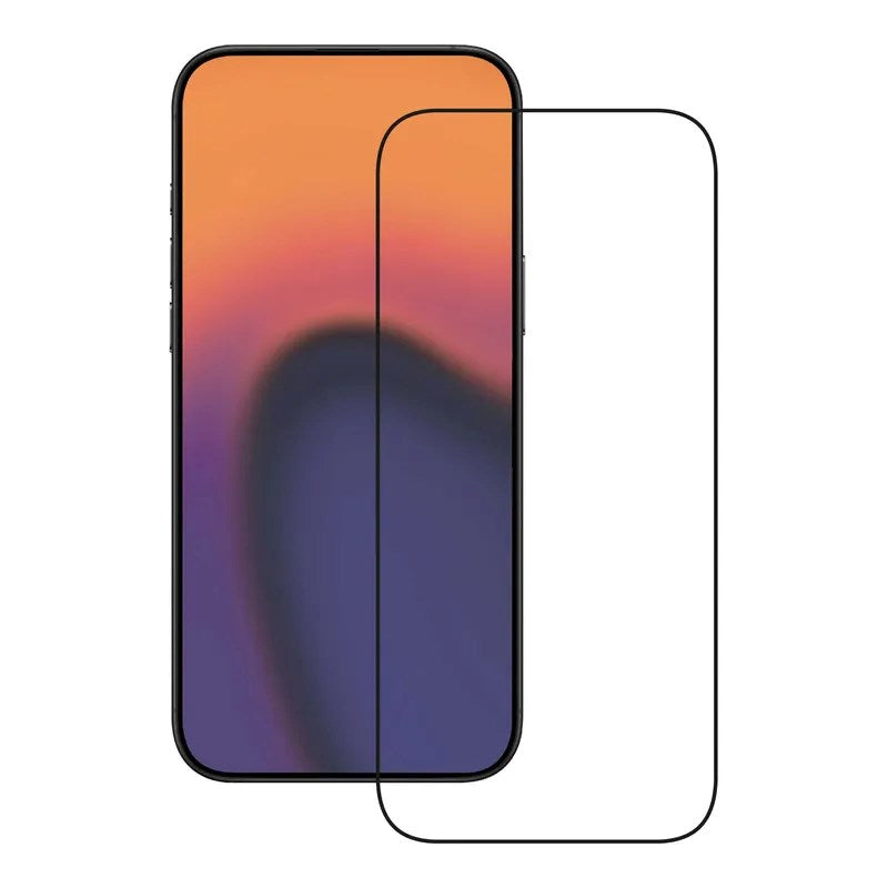 iPhone 18 Pro / 17 Pro / 16 Pro X2O Full Screen Skjermbeskytter i Herdet Glass - Gjennomsiktig / Svart Kant