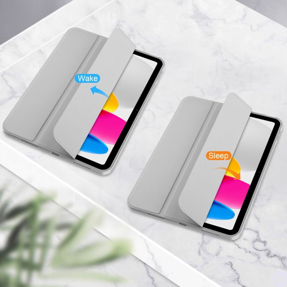 Tech-Protect iPad 11" (2025) / iPad 10.9" (2024/2022) SC Deksel m. Apple Pencil Holder - Grå