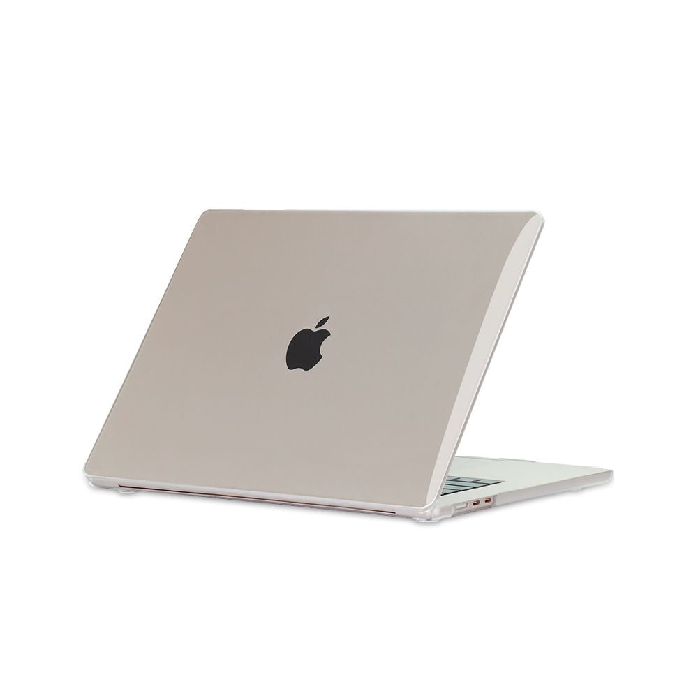 MacBook Air 15" M2/M3/M4 (2023-2025) - Tech-Protect Smartshell Deksel - Crystal Clear