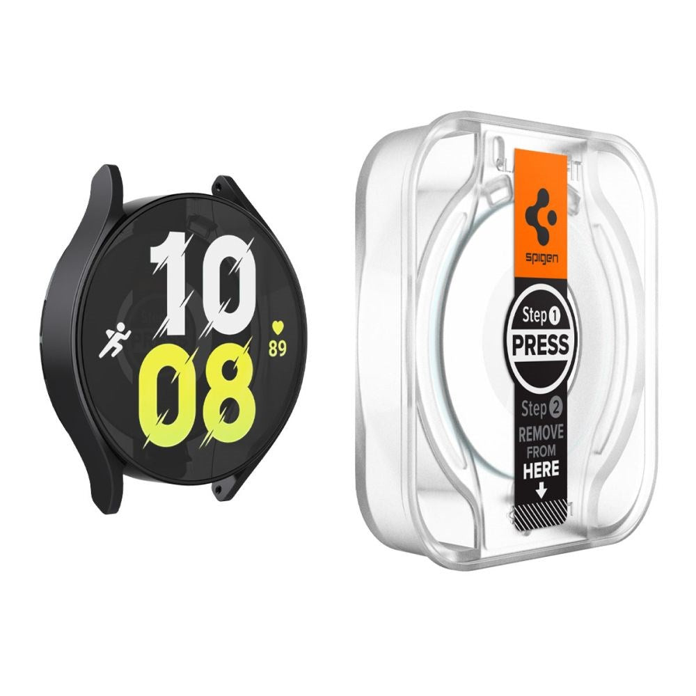 Samsung Galaxy Watch 6 (44mm) Spigen EZ Fit GLAS.tR Skjermbeskytter - 2 stk - Gjennomsiktig