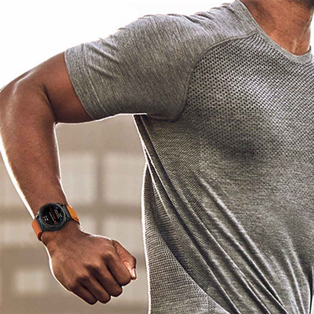 Universal Garmin 26mm QuickFit Tech-Protect Nylon Pro Klokkerem - Grønn