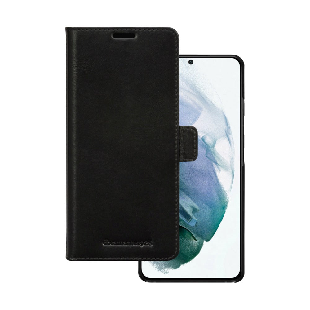 Samsung Galaxy S21+ (Plus) dbramante1928 Lynge Ekte Skinn Magnet Deksel - Black